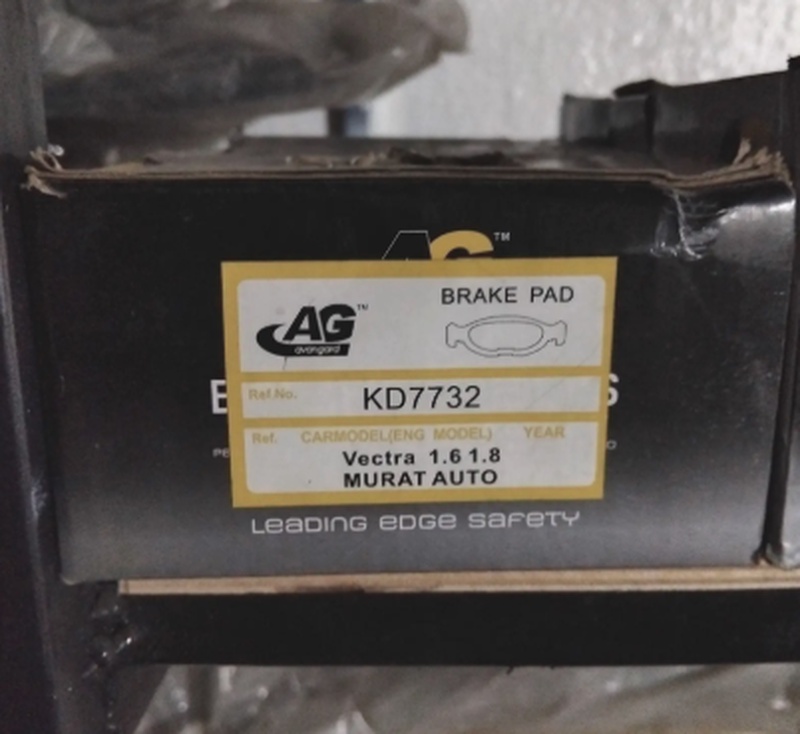 Передние тормозные колодки AG от Opel Astra 1.6